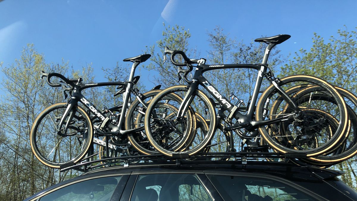 Cyclingnews saw the new bikes ahead of the team's recon of Paris-Roubaix on Thursday