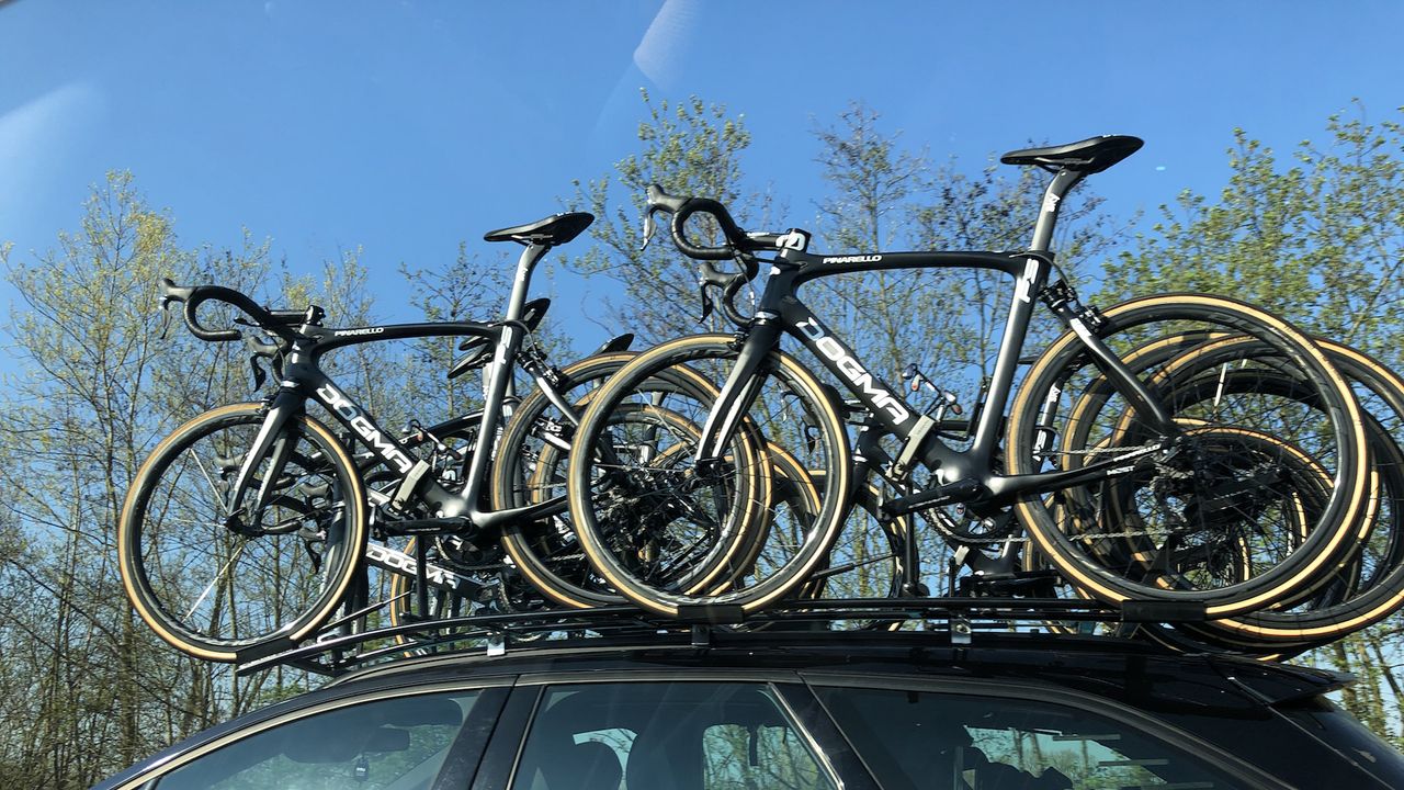 Cyclingnews saw the new bikes ahead of the team's recon of Paris-Roubaix on Thursday