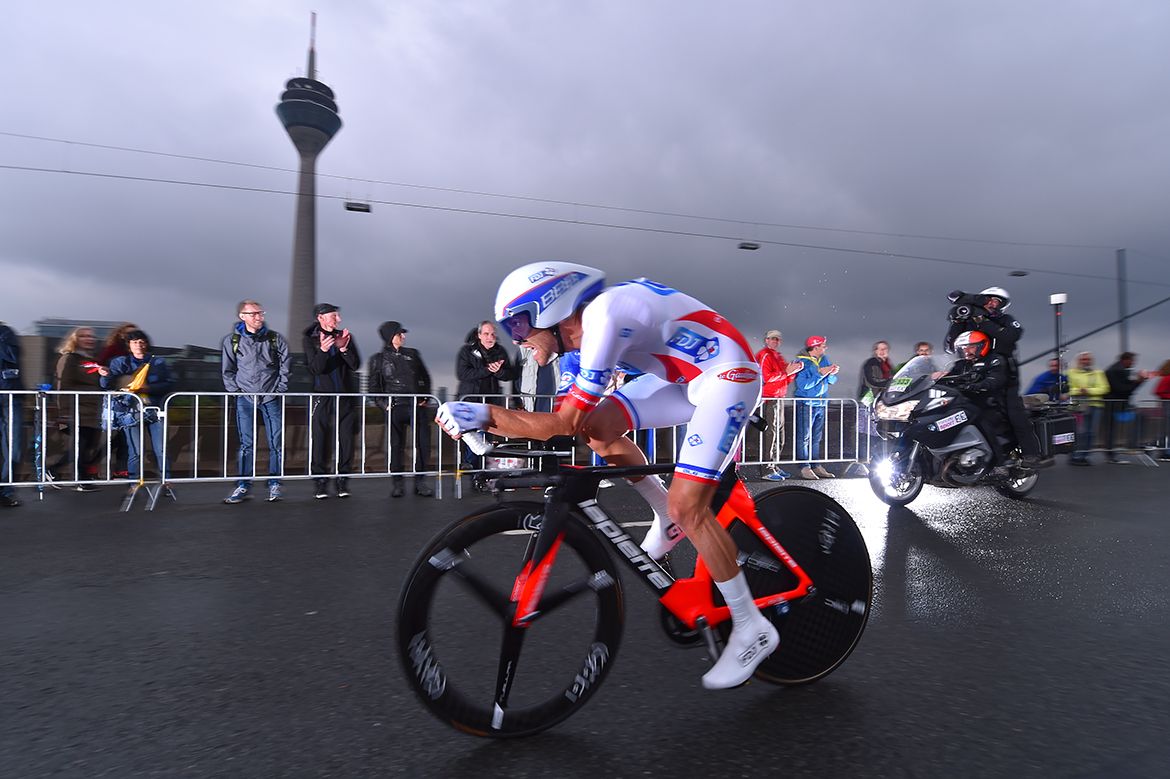 Thibaut Pinot on stage 1 of the Tour de France