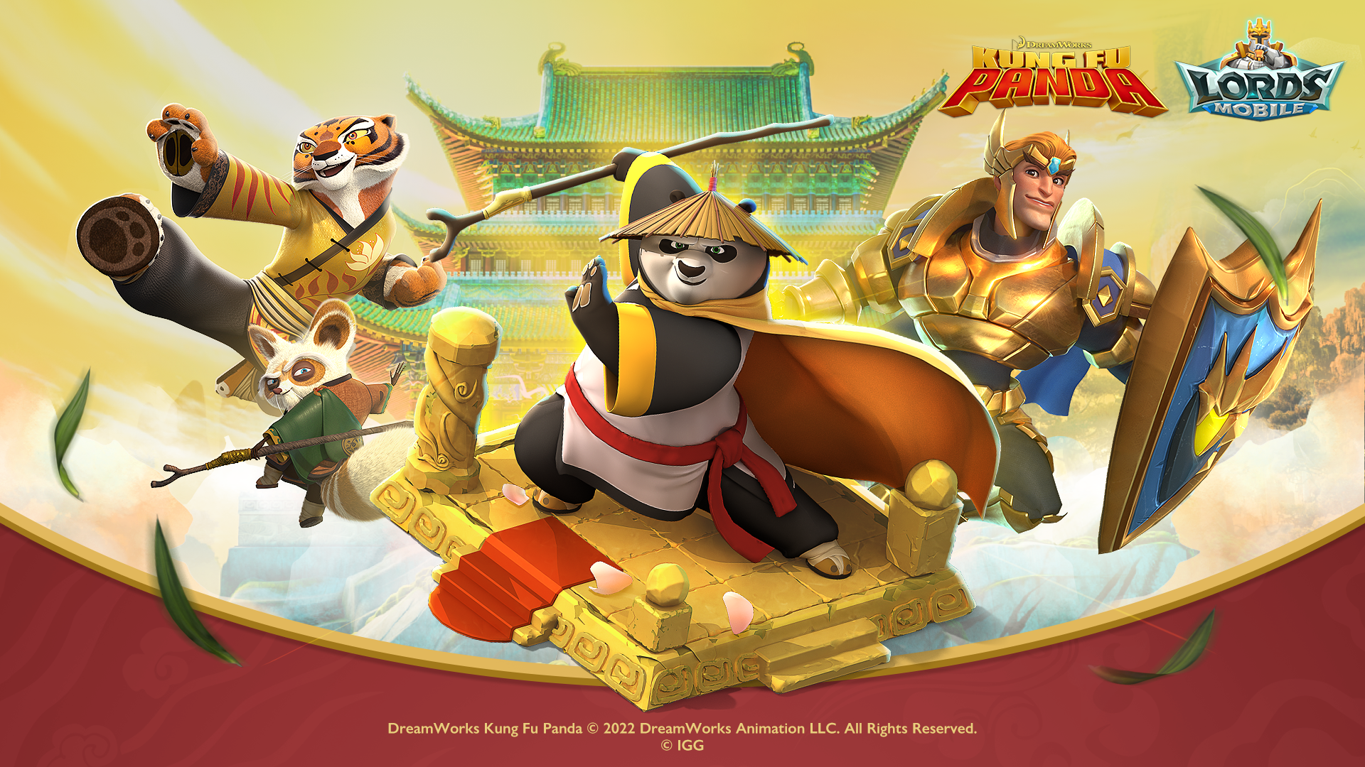 lords mobile kung fu panda crossover