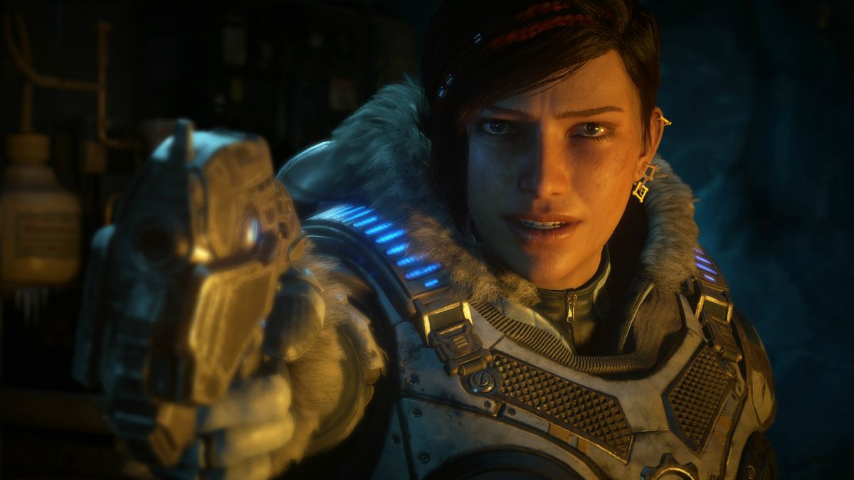Gears 5 of War 5 exists, brings skull-smashing melee maces, fleshy turrets,  Kait-focused story (and pretty snow)