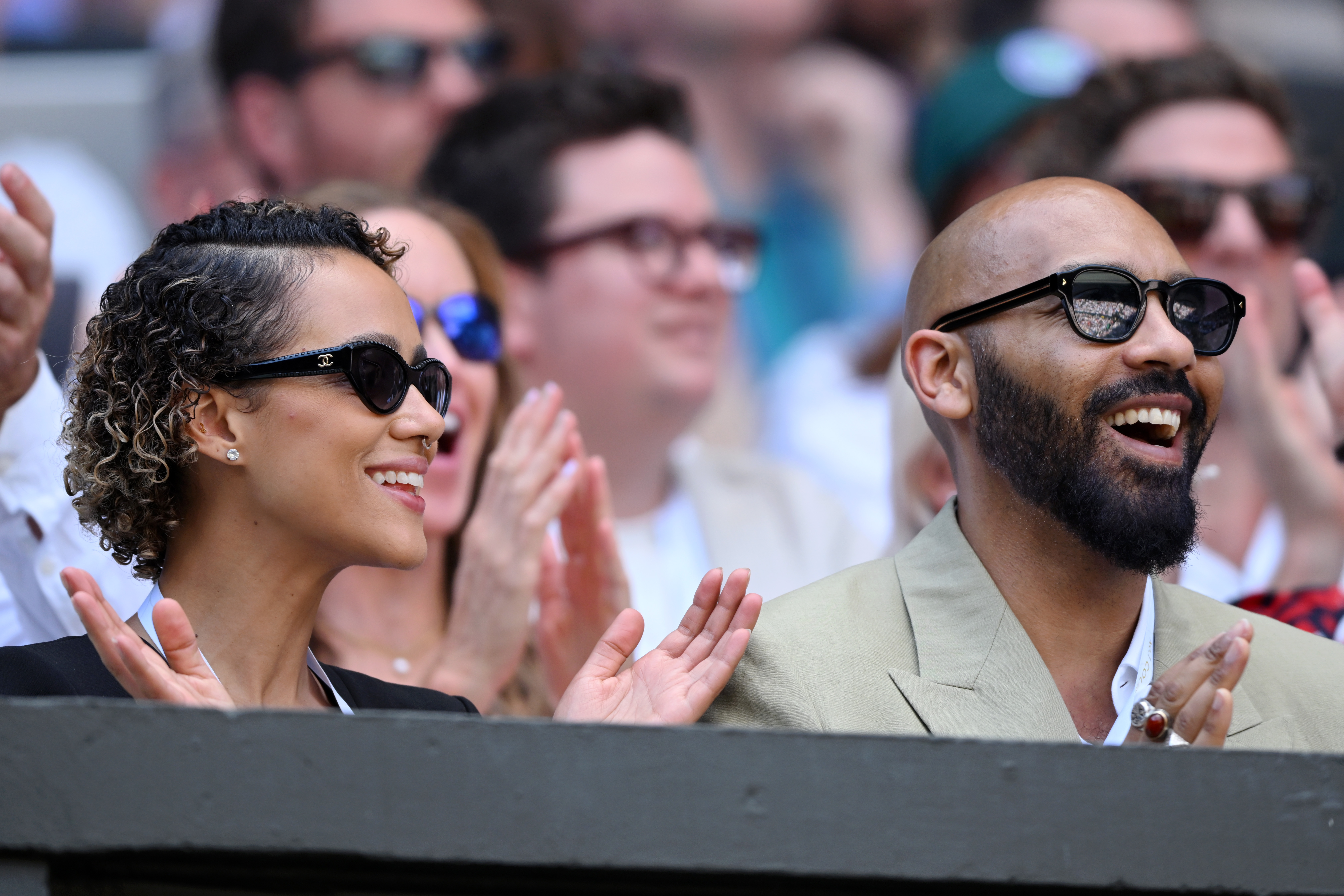 Nathalie Emmanuel wearing a bob.