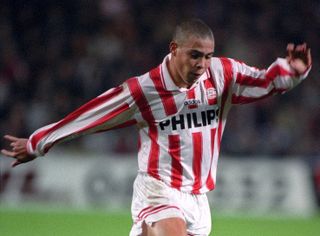 Ronaldo playing for PSV in 1994