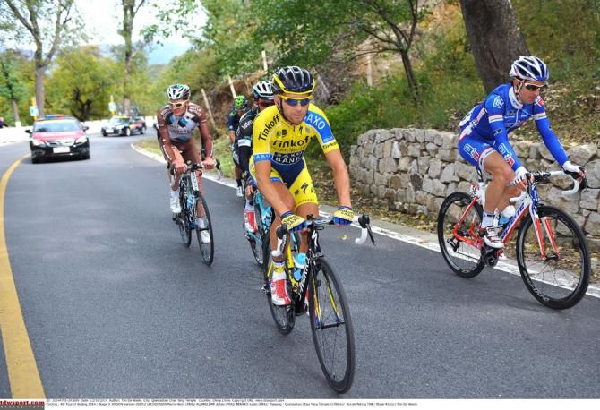 Karsten Kroon (Tinkoff-Saxo) was part of the break on stage 3 of the Tour of Beijing