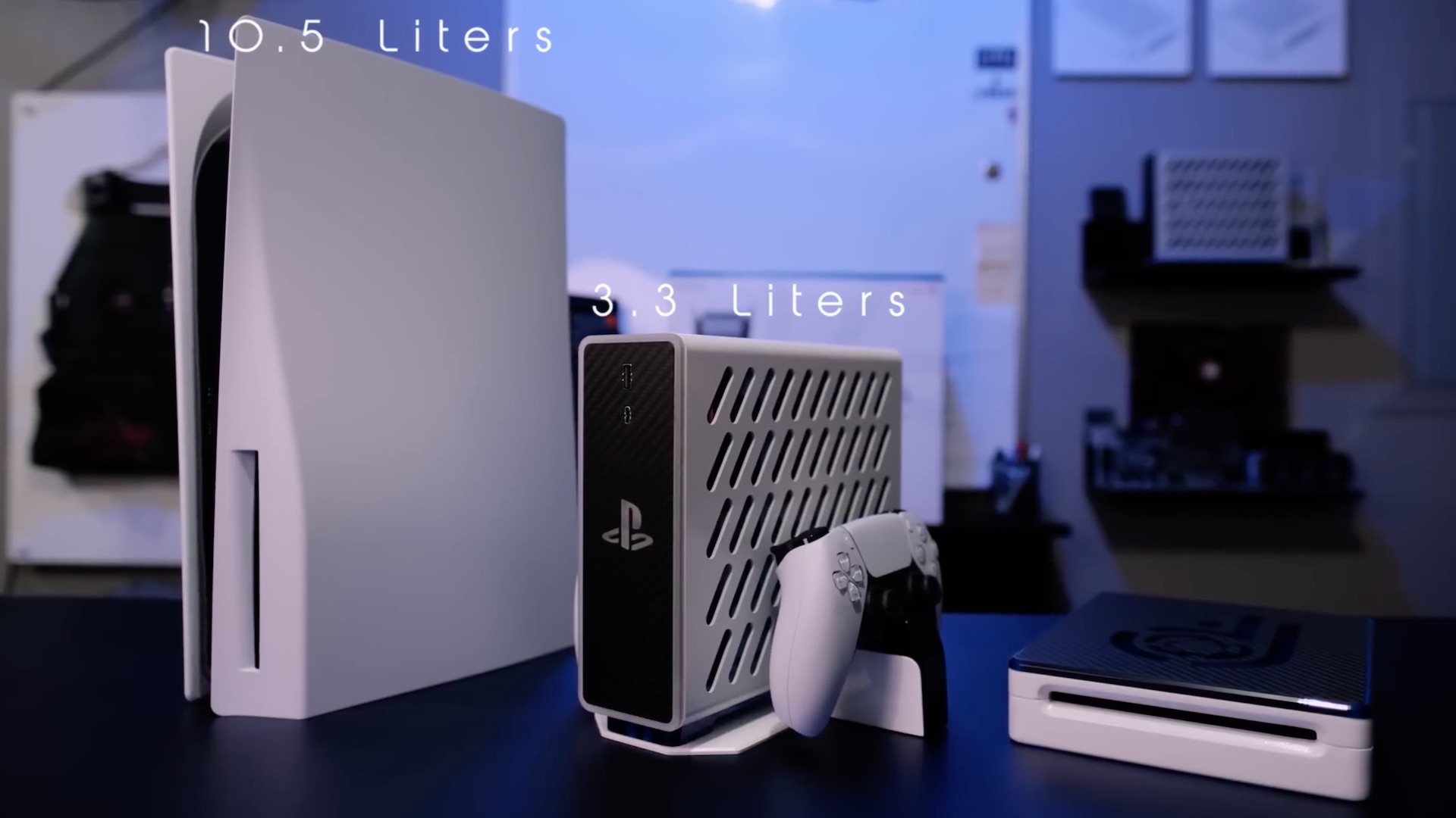 This custom PlayStation 5 Tiny is substantially smaller than Sony's PS5 Slim  update