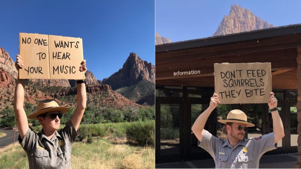 Zion National Park rangers