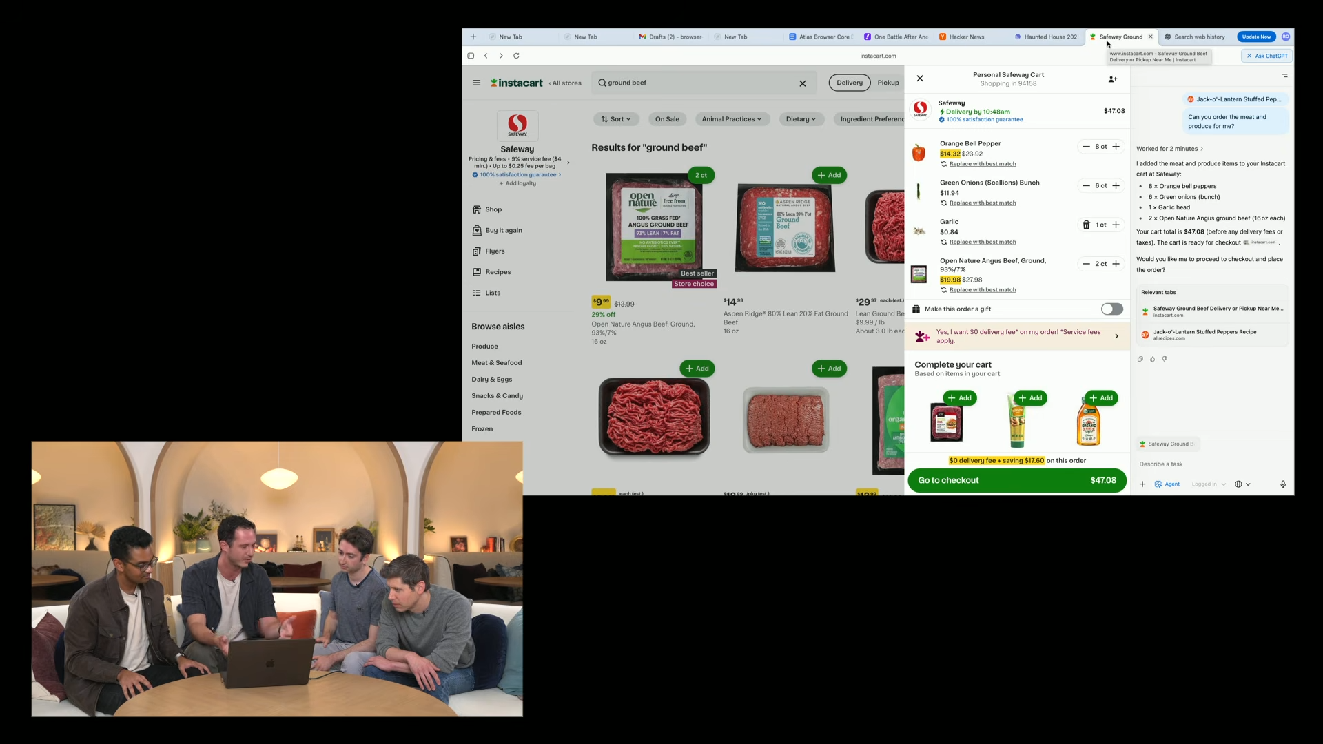 Reviewing how ChatGPT Agent shopped for you in Atlas browser