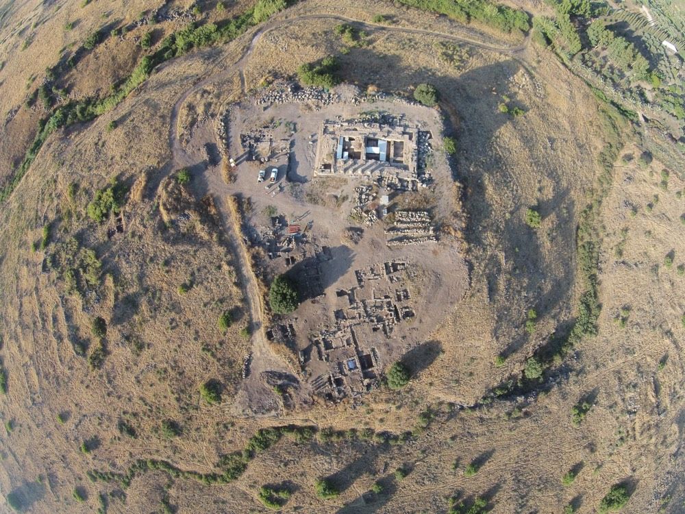 The 1,900-year-old house containing scenes of nature is part of a much larger archaeological site called Omrit. 