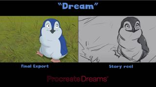 Finished export and story reel of a bird
