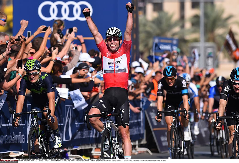 Stage 4 winner Mark Cavendish (Etixx-QuickStep)