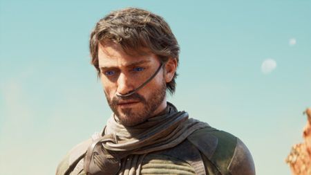 Dune: Awakening - a close-up of Paul Atreides in the upcoming Dune game. 