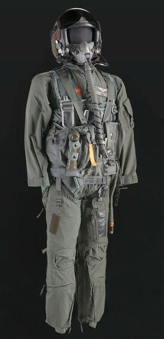 NASA Administrator and former astronaut Charles Bolden donated this flight suit that he wore as a U.S. Marine in the 3rd Marine Aircraft Wing to the National Museum of African American History and Culture in Washington, DC.