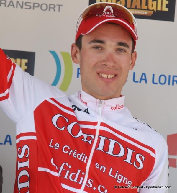 Nicolas Edet (Cofidis) was local hero of the day