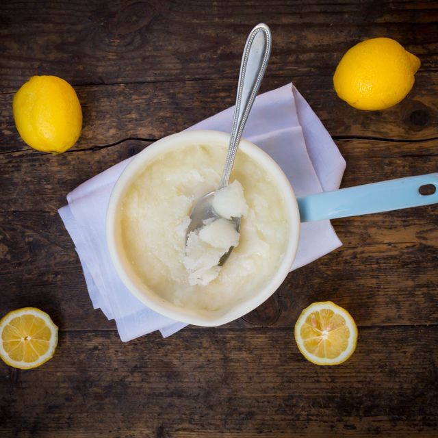 lemon and prosecco sorbet