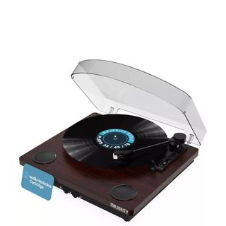 The Majority Moto turntable on a white background