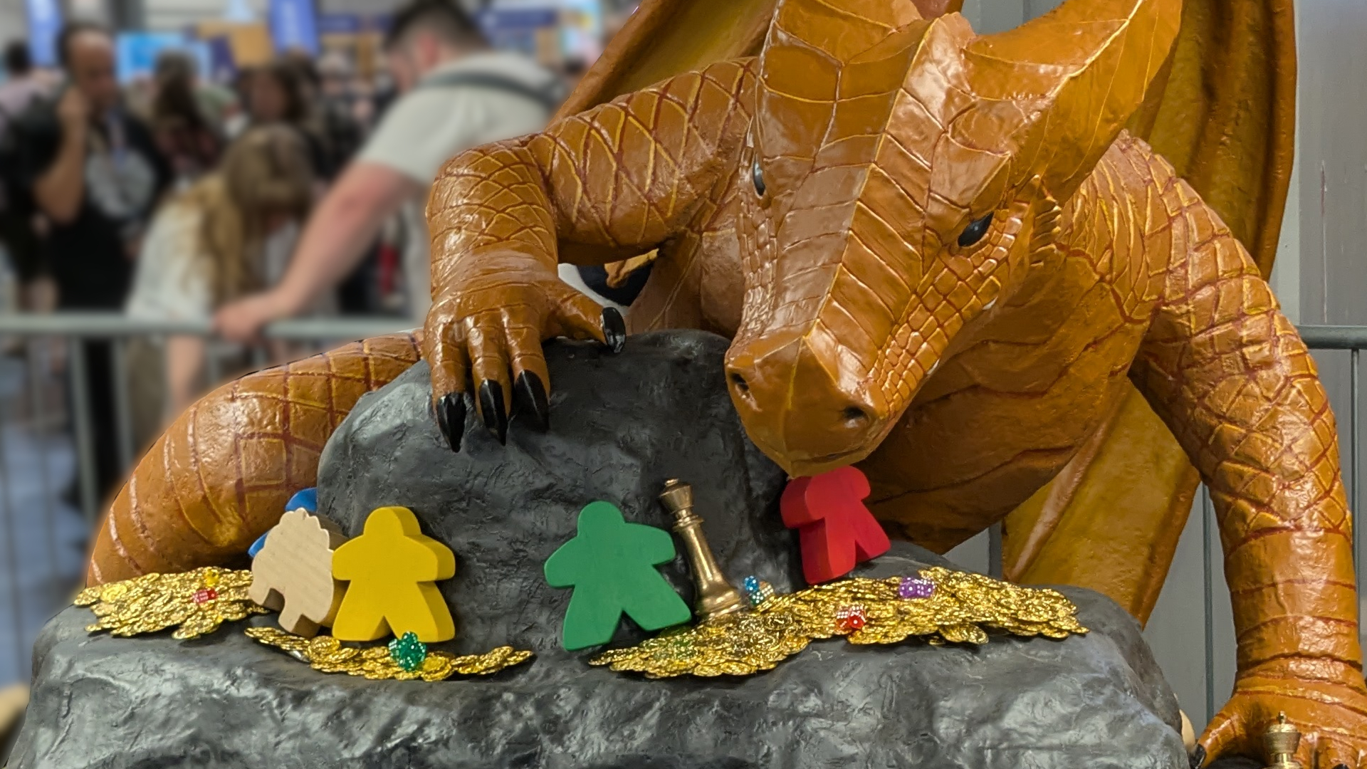 The UK Games Expo dragon model