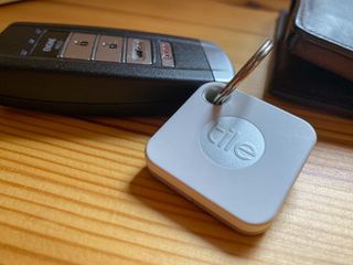 Tile Bluetooth tracker on a keyring