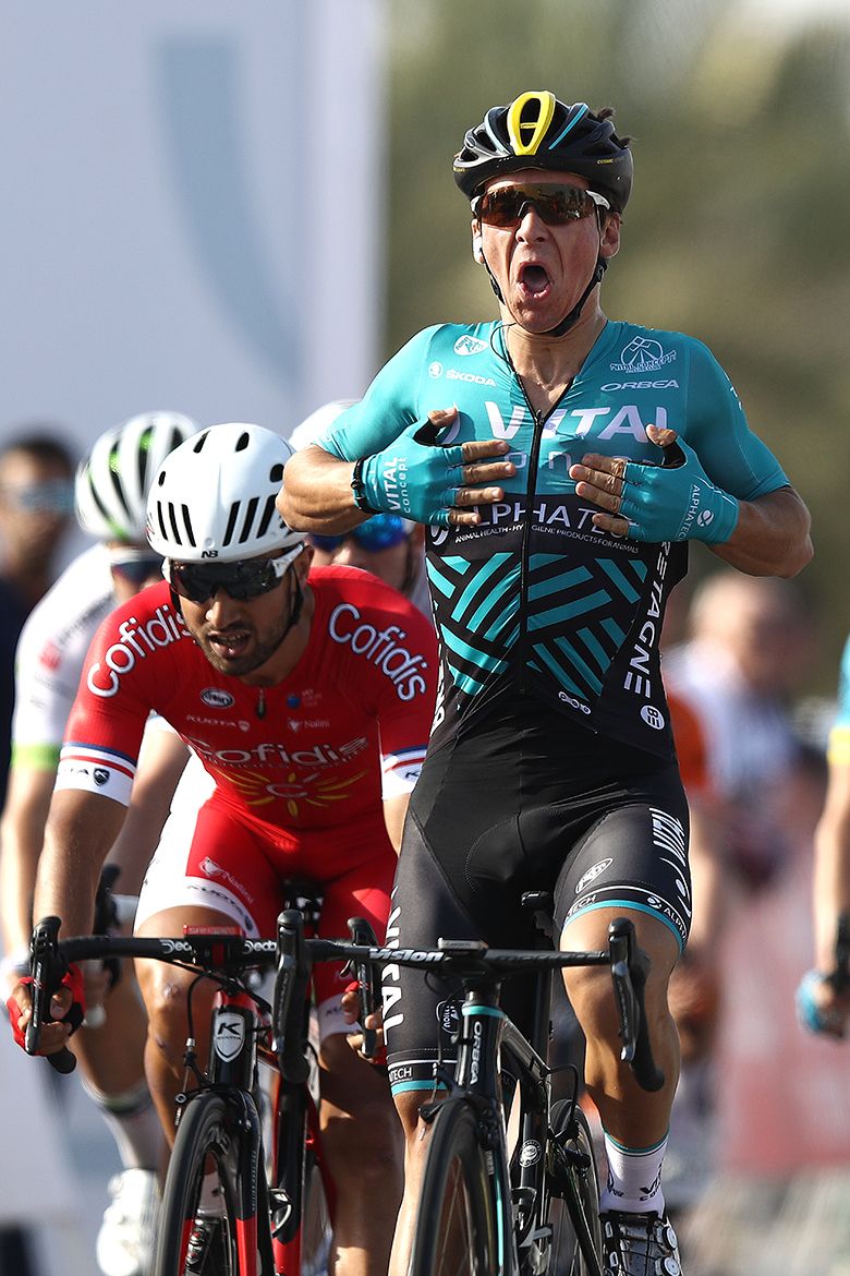 Bryan Coquard (Vital Concept) gets off the mark for 2018 in Oman.