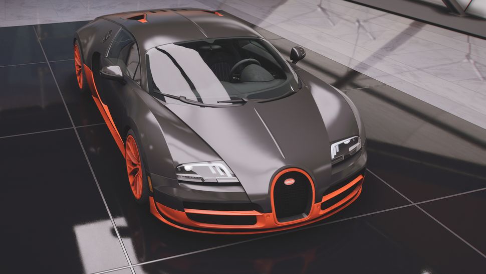 Один из самых быстрых автомобилей Forza Horizon 5: Bugatti Veyron Super Sport 2011
