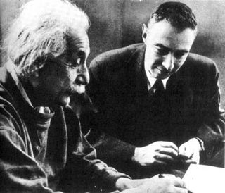 oppenheimer and einstein