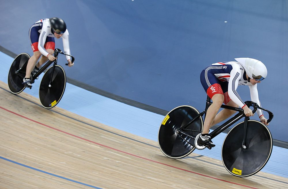 Katy Marchant and Jess Varnish (Great Britain)