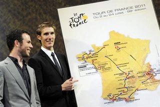 Mark Cavendish and Andy Schleck seemed to like the route of the 2011 Tour de France