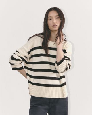 The Boxy Sweater in Everyday Cotton