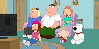 The Griffin family in Family Guy