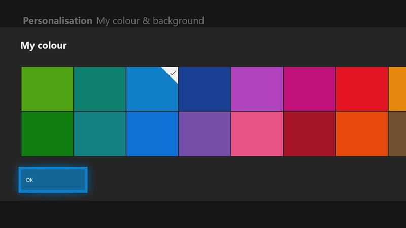 Xbox Series X color picker