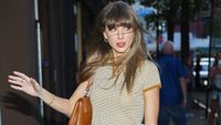 NEW YORK, NEW YORK - JUNE 15: Taylor Swift is seen in Greenwich Village on June 15, 2026 in New York City. (Photo by Aeon/GC Images)