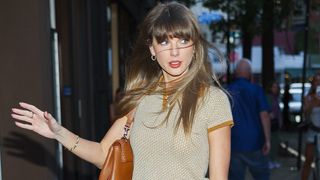 NEW YORK, NEW YORK - JUNE 15: Taylor Swift is seen in Greenwich Village on June 15, 2026 in New York City. (Photo by Aeon/GC Images)