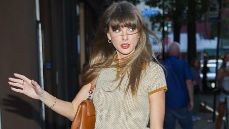 NEW YORK, NEW YORK - JUNE 15: Taylor Swift is seen in Greenwich Village on June 15, 2026 in New York City. (Photo by Aeon/GC Images)