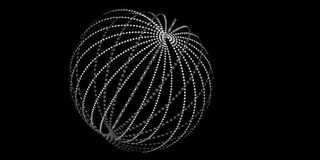 An artist's interpretation of a Dyson sphere, made up of satellites that can collect energy from a star. 