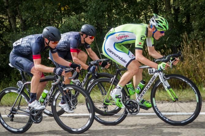 Matej Mohoric (Cannondale) takes his pull at the front