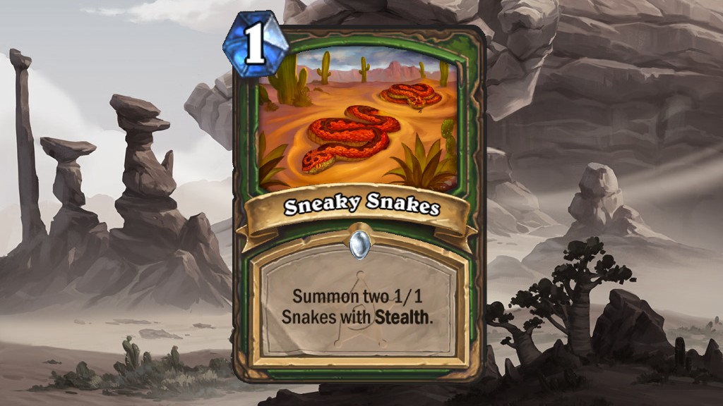 Card from Hearthstone's Showdown in the Badlands expansion.