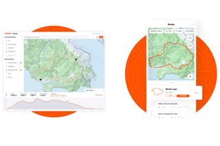 Recommended routes on Strava which is one of the best training apps for cycling