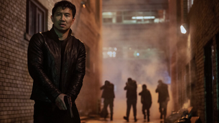 Alexander Hale (played by Simu Liu) has several problems to deal with in "The Copenhagen Test" - and all while his head has been hacked