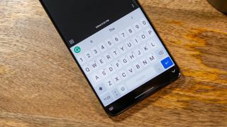 Grammarly Keyboard on an Samsung Galaxy S21 Ultra