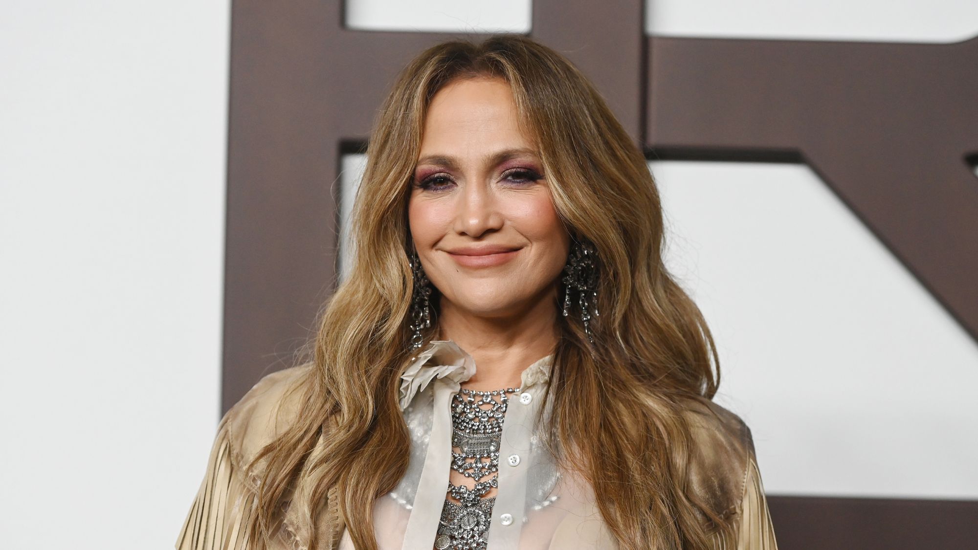 Jennifer Lopez attends Paris Fashion Week
