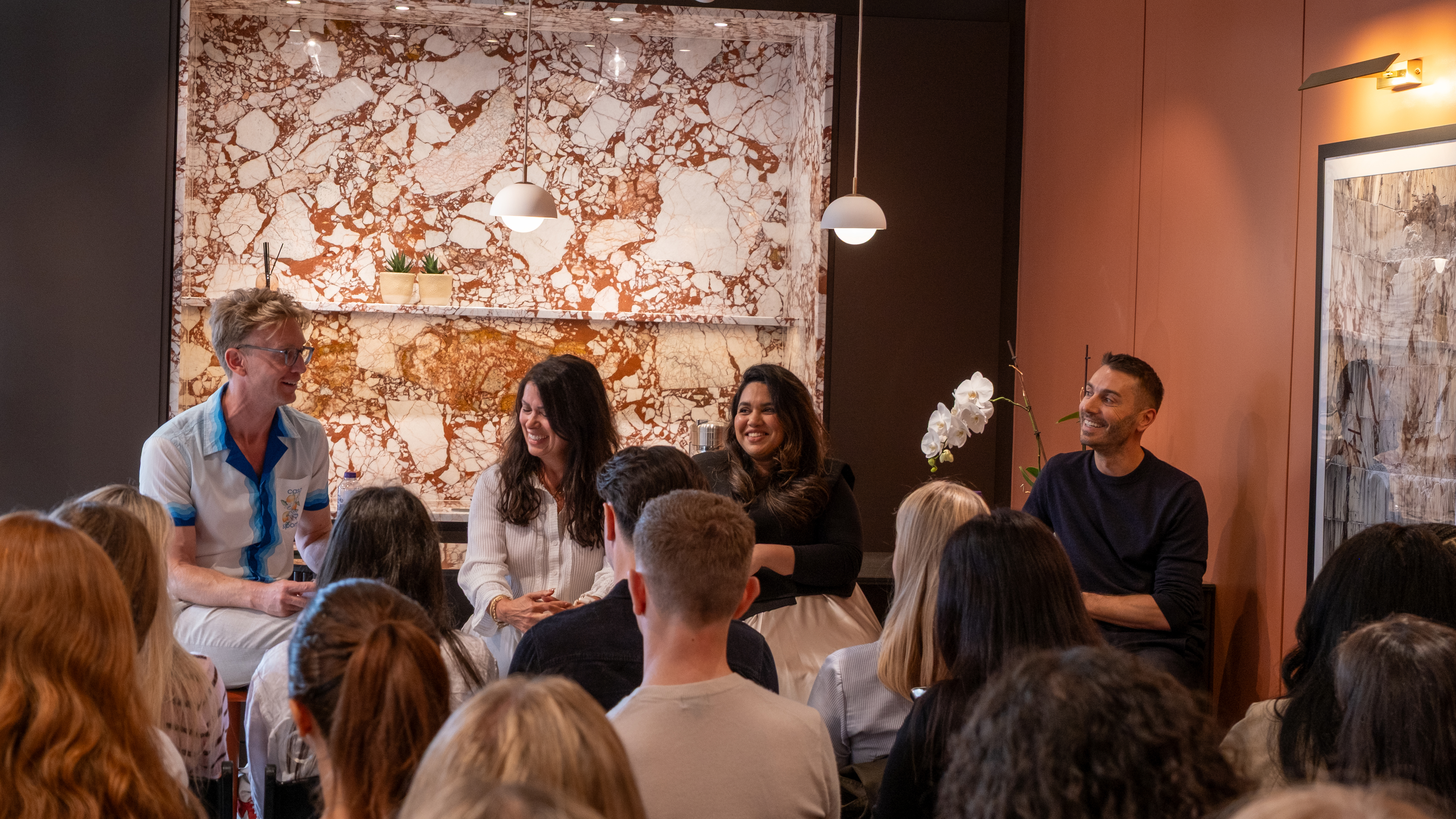 livingetc in session with pip rich interviewing designers