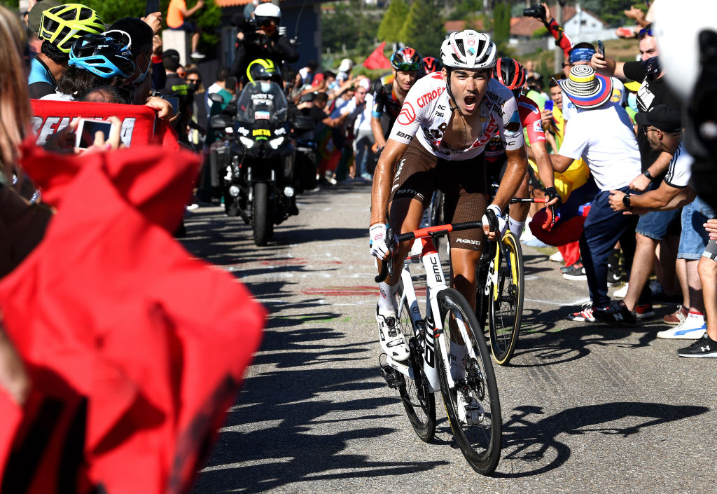 2021 Vuelta a Espa&amp;ntilde;a stage 20: Cl&amp;eacute;ment Champoussin en route to the win