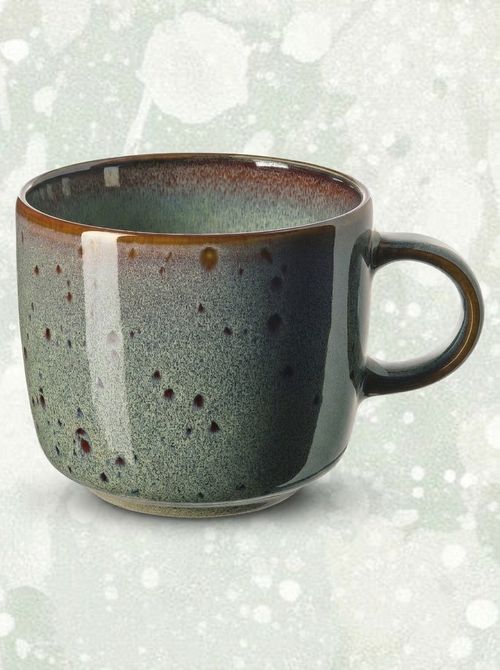 Gladelig Mug - Beige-Green