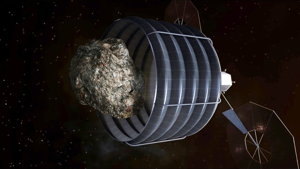 Asteroid Capturing Spacecraft Concept 