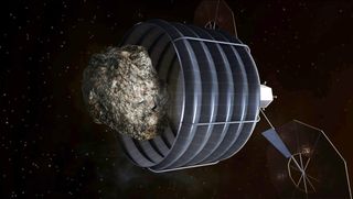 Asteroid Capturing Spacecraft Concept 