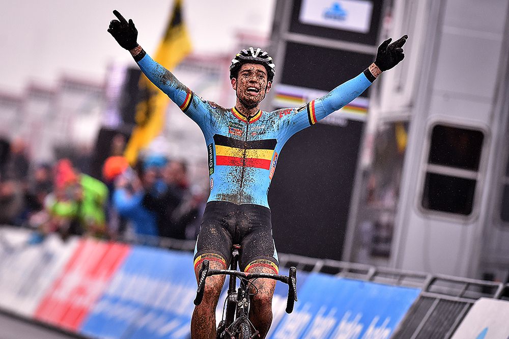 Wout Van Aert (Belgium) wins the 2016 UCI Cyclo-cross World Championships