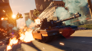 Saints Row tank explosion