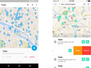 Flush Toilet Finder (Android, iOS: Free)