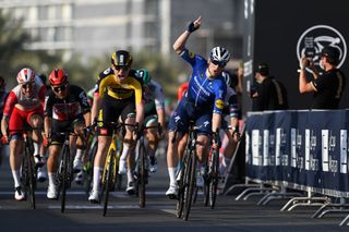 Sam Bennett (Deceuninck-QuickStep) won stage 4 at the UAE Tour
