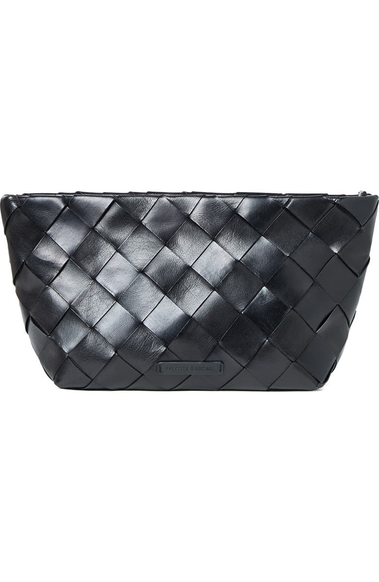 Melina Woven Leather Clutch