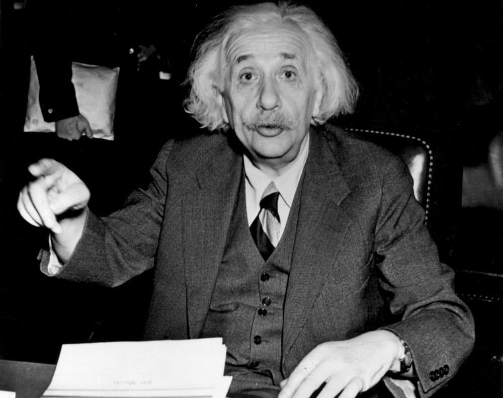 Albert Einstein in 1946.